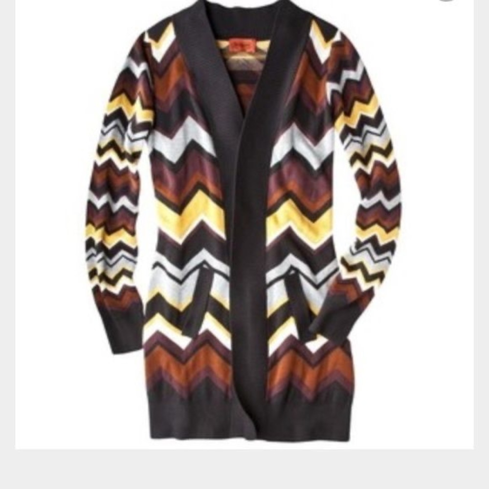 Missoni for Target Brown Chevron Cardigan